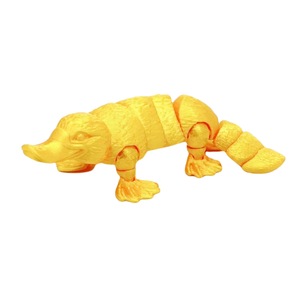 Divertidos Animales de Colores Personalizados, Impresión 3D, Modelo Articulado con Acabado Brillante, Juguete de Regalo, Ornitorrinco - Product Image 5
