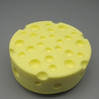 Jouets éducatifs Kawaii en forme de fromage simulé, jouets anti-stress en PU souple à remontée lente pour enfants, vente en gros