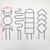 Lot de quatre supports de plantes pour grimpantes, idéal pour la mise en forme et la fixation des plantes, décoration de jardin, pour jardinières d'extérieur et d'intérieur