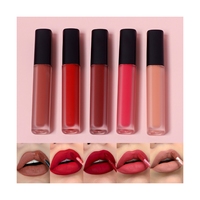 Vente en gros sans logo brillant à lèvres mat velours personnalisé petite taille longue durée marque privée 2.5ml mini rouge à lèvres
