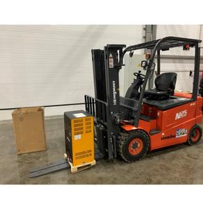 Chariot élévateur électrique <span class=keywords><strong>polyvalent</strong></span> 2,5 tonnes LG25B, hauteur <span class=keywords><strong>de</strong></span> levage 3000 mm, machinerie logistique, chariot d'entrepôt, transpalette télescopique - Product Image 6