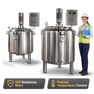 Food Grade Stainless Steel Automatic Pasteurization Tank High Milk Pasteurizer Customized Capacity Food Pasteurization Equipment - Product Image 3
