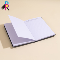 Couverture de carnet en cuir spirale à paillettes, imprimée, pour agenda professionnel, cadeau, avec couture filée
