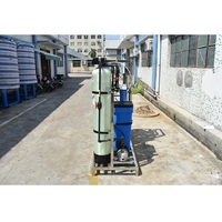 Mesin perawatan air Osmosis terbalik 500 liter per jam peralatan pemurnian Filter RO untuk hotel restoran