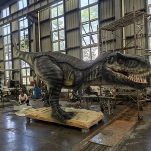 Dinosaurio Animatrónico a Control Remoto con Sonido Realista, de Silicona, Tamaño Real, para Parques de Diversiones Interiores y Exteriores, Resistente al Agua - Product Image 3