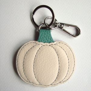 Cute Pumpkin Keychain <b>Bag</b> Charm Creative Car Holder Pu Leather Pumpkin-Shaped Pendant With <b>Key</b> <b>Ring</b> - Product Image 6