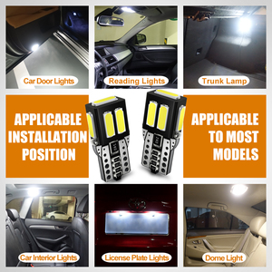 JiaChi Pièce détachée pour Hyundai <span class=keywords><strong>Suzuki</strong></span> Ford W5W T10 Canbus Led Lights Aucune erreur Largeur Lampes de lecture Blanc Jaune Rouge Antibrouillard - Product Image 5
