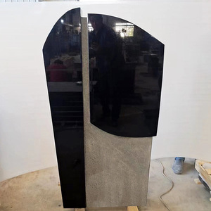 Exportation transfrontalière <span class=keywords><strong>de</strong></span> sculptures en granit pour tombes du Hebei, stèles en <span class=keywords><strong>pierre</strong></span> noire du Shanxi pour cimetières en Europe, Amérique, Russie, usage funéraire - Product Image 3