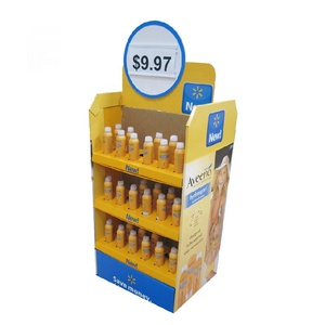 حامل أرضيات مموج لعرض الشامبو يُصنع خصيصًا من الورق المقوى مطبوع ملون بالكامل للترويج - Product Image 5