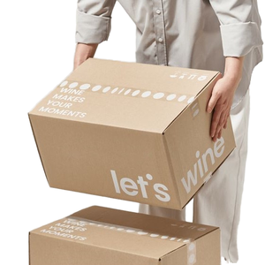 Cajas de Cartón Corrugado Ecológicas para Empaque de Ropa, Materiales Reciclados, Impresión por Estampado, Duraderas, para Envío de Ropa de Marca - Product Image 1