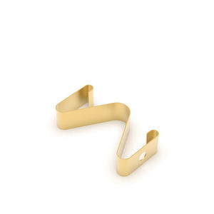 Resorte de flexión en forma de S Boss SMT1 para montaje en superficie, personalizado, de latón, bronce fosforoso, acero inoxidable, conductivo - Product Image 1