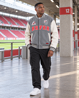 Blouson Bomber en Laine Personnalisé avec Logo Brodé pour Fournisseur, Col Montant, Style Universitaire, Idéal Streetwear