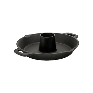 Rôtissoire verticale <span class=keywords><strong>en</strong></span> <span class=keywords><strong>fonte</strong></span> pré-assaisonnée pour volaille avec égouttoir pour poulet, dinde et poules sur grill ou four - Product Image 1