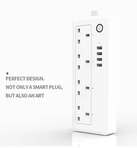 Hanging on Table Socket with USB C,/,Under Desk Extension EU power strip socket for Table Worktop Home Office School