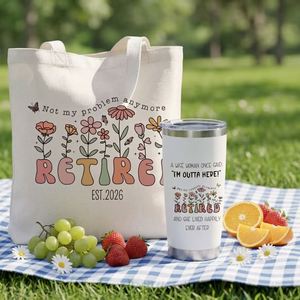 Bolsa de Lona Personalizada 2026 con Juego de Vasos Aislados, un Regalo Creativo para el Día de Acción de Gracias y Conmemorativo - Product Image 1