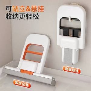 Mini mopa multifuncional con esponja para absorber agua, perfecta para uso doméstico, limpieza de escritorios, uso manual y limpieza del baño. - Product Image 2