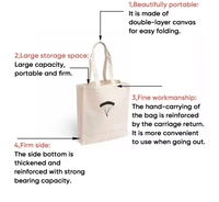 Sac de shopping à bandoulière en toile de coton de grande capacité, couleur ivoire beige noir, tendance, avec fermeture à glissière