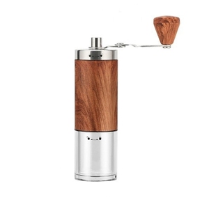 Portable Stainless Steel Manual Coffee Grinder with Marble Patterned Grain Hand Crank <strong>Floding</strong> Design - Product Image 4
