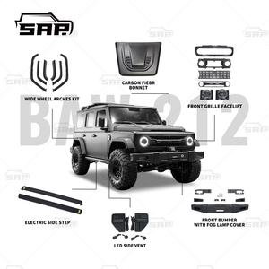 Bộ body <span class=keywords><strong>kit</strong></span> toàn thân màu đen ABS nâng cấp hệ thống thân xe độ Shamo Auto Part dành cho xe Baw 212 - Product Image 1