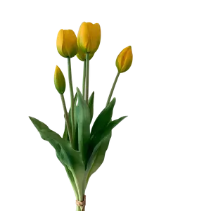 Flores tulipas artificiais de borracha macia, de alta qualidade, toque real para buquê de casamento, decoração de festa em casa