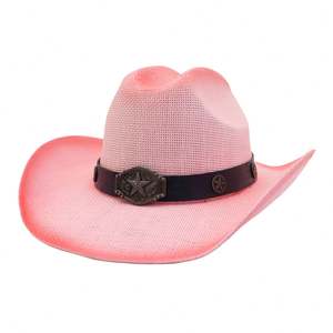 Chapeau de paille N53 coloré de bonne qualité, fait main, avec ruban et corde, style image, pour voyage en extérieur - Product Image 4