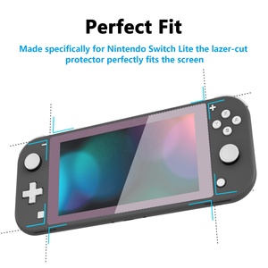 Clear Anti-Finger Print Anti Shock 9d Hardness <b>Screen</b> Guard Tempered Glass <b>Screen</b> <b>Protectors</b> <b>for</b> <b>Nintendo</b> <b>Switch</b> Lite Console - Product Image 4