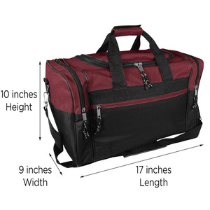 Bolsa Deportiva de Viaje para Actividades al Aire Libre con Compartimento para Zapatos, Bolsa de Gimnasio Deportiva con Logotipo Personalizado a la Moda - Product Image 5