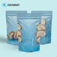 Sac d'emballage alimentaire en plastique refermable par thermocollage personnalisé pour emballage alimentaire