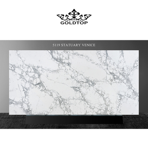 GOLDTOP OEM/ODM statuaria moderna <span class=keywords><strong>venezia</strong></span> quarzo Silicone Zero quarzo vanità piani controsoffitto lastre per alberghi prezzo all'ingrosso - Product Image 6