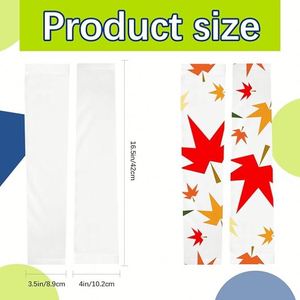 Manchons de sublimation personnalisables vierges anti-UV rafraîchissants pour le sport, le football, le basketball, le cyclisme et la randonnée - Product Image 2