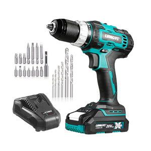 Pin Hoạt Động Khoan LCD787-1S 3/8 "Keyless Chuck Cordless Khoan Kit Cải Thiện Nhà Công Cụ Kit Với Khoan Bits Mang Theo Túi - Product Image 1