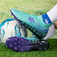 Crampons de football en PU unisexe pour hommes bottes antidérapantes été hiver Sport de plein air chaussures à crampons en caoutchouc synthétique