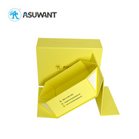 Spot Wholesale Yellow Black White Red Luxury Magnetic Foldable Cardboard Paper Gift Box Packaging Coated Paper Boxes