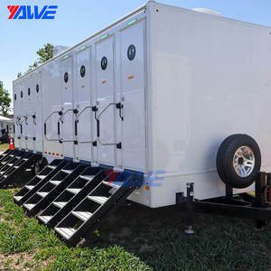 Hochwertiger 2-Meter Doppel-Mobiltoilettenanhänger Modernes Design Umweltfreundlich für den Außenbereich - Product Image 3