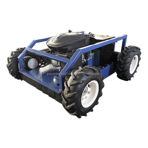 Умный Интеллектуальный гусеничный газонокосилка с дистанционным управлением перезаряжаемая электрическая газонокосилка с расширенной режущей травяной коробкой - Product Image 2