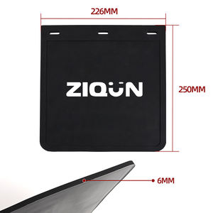 اللوحات الطينية لدرابزين الشاحنات ، اللوحات الطينية المطاطية الشاملة الشاقة ، واقيات رشاش شعار مرفوعة للمركبات نصف المقطورة - Product Image 2