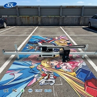 Imprimante mobile UV double usage : technologie d'impression jet d'encre verticale pour une publicité fluide sur sol et mur