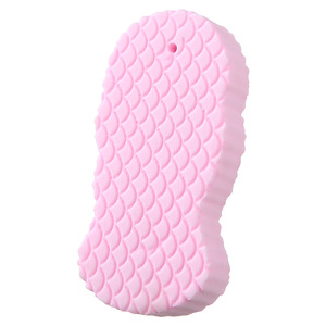 Baby <b>Bath</b> <b>Sponge</b> Fish Scale Pattern 3D Gentle Skin Scrubber For Infants 0-12 Months Bathroom Use - Product Image 5