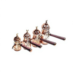 <b>Set</b> Of 4 Different Size Copper Coffee <b>Pot</b> Round Shape Customized Size <b>Tea</b> Coffee <b>Pot</b> For Kitchen Accessories - Product Image 1