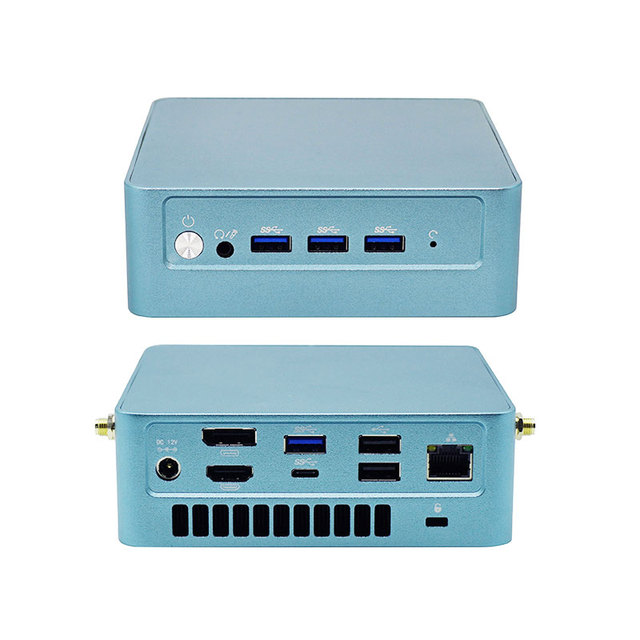 Fast Delivery 2*DDR5 Mini PC I5-1235U Three Display HD+DP+USB-C for Business Windows 11 Pro/Linux Wifi 6.0 & BT4.2 NUC MINI PC