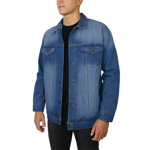 Chaquetas Vaqueras de Invierno Clásicas Casuales Unisex BLU ROCK (S-2XL) - 100% Algodón, Forro Acabado Resistente al Viento, 400g, Modelo JDNJ-10 - Product Image 6