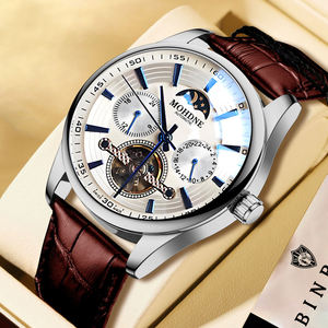 Nouvelle Montre Mécanique Automatique pour Homme 2026, Acier Inoxydable, Aiguilles Lumineuses, Étanche 30M, Style Business Décontracté Anglais - Product Image 1