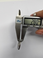 Rondelle à ressort Belleville ID 21 X OD 40 X t 2,5 mm 1.4122 50CrV4 16,3 x 31,5 mm pour barre de traction de machine CNC Hurco