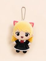Porte-clés lumineux en peluche personnalisé pour Halloween, fabriqué à la main, écologique, mignon, pour sac à dos de fille, ornement, directement de l'usine B2B
