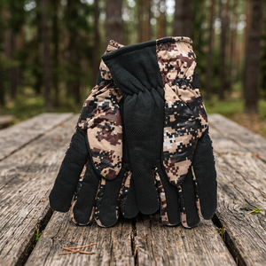 Gants chauffants unisexes personnalisés camouflage hiver ski imperméables isolés thermiquement antidérapants à doigts complets pour snowboard et chasse - Product Image 1