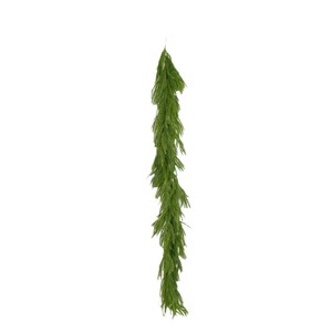 Guirlande de Noël artificielle en aiguilles de pin, 180 cm, décoration murale, cyprès vert, couronne pour décorations de fêtes - Product Image 5