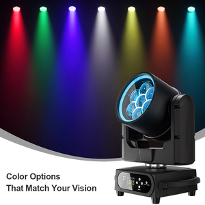 SHEHDS IP66 7×40W RGB LED Bee Eye <b>DJ</b> <b>light</b> Wash <b>Light</b> DMX512 Zoom Moving Head Stage <b>Light</b> for Disco Nightclub - Product Image 3