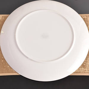 Plateau de luxe en porcelaine fine de 16 pouces pour service hôtelier, assiette à fruits, spécial mariage - Product Image 5