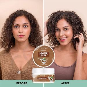 Oalen <span class=keywords><strong>Masque</strong></span> capillaire <span class=keywords><strong>ultra</strong></span> <span class=keywords><strong>doux</strong></span> à l'huile d'argan et à la kératine Crème à base de plantes et de noix de coco bio Soin capillaire nourrissant à la kératine - Product Image 5