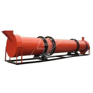 Rotary Dryer For Oil Palm Sludge For Cow Dung Chicken Manure Sawdust Etc. High Efficiency Low Investment High Revenue Return
